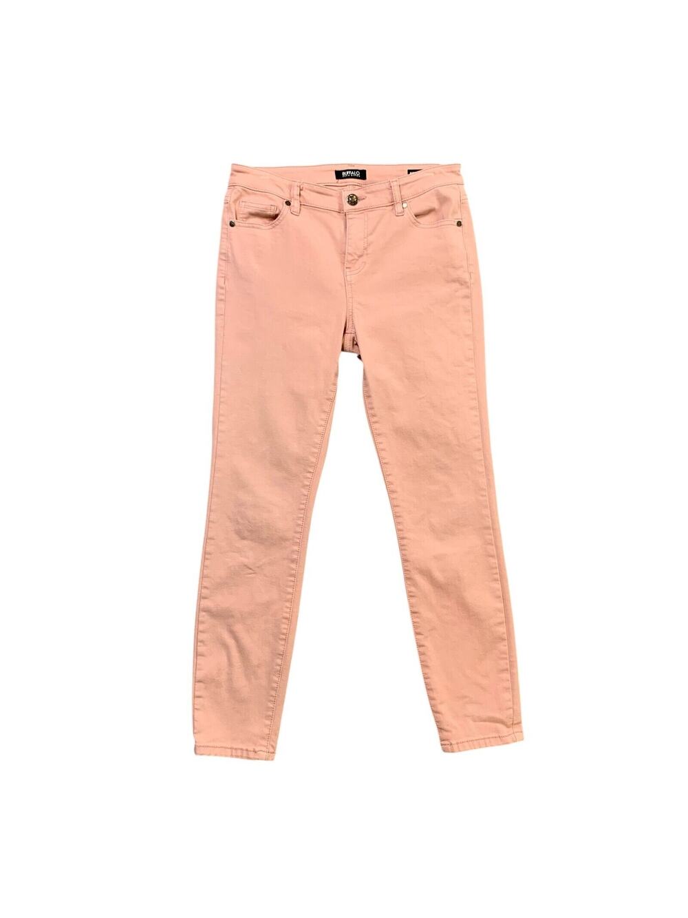 Buffalo David Bitton Jeans Women 6 Pink Aubrey Mid Rise Stretch Super Soft Ankle